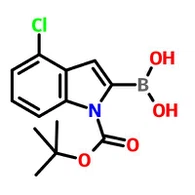 Номер CAS475102-11-5|4-Хлор-N-(Boc)-индол-2-бороновая кислота